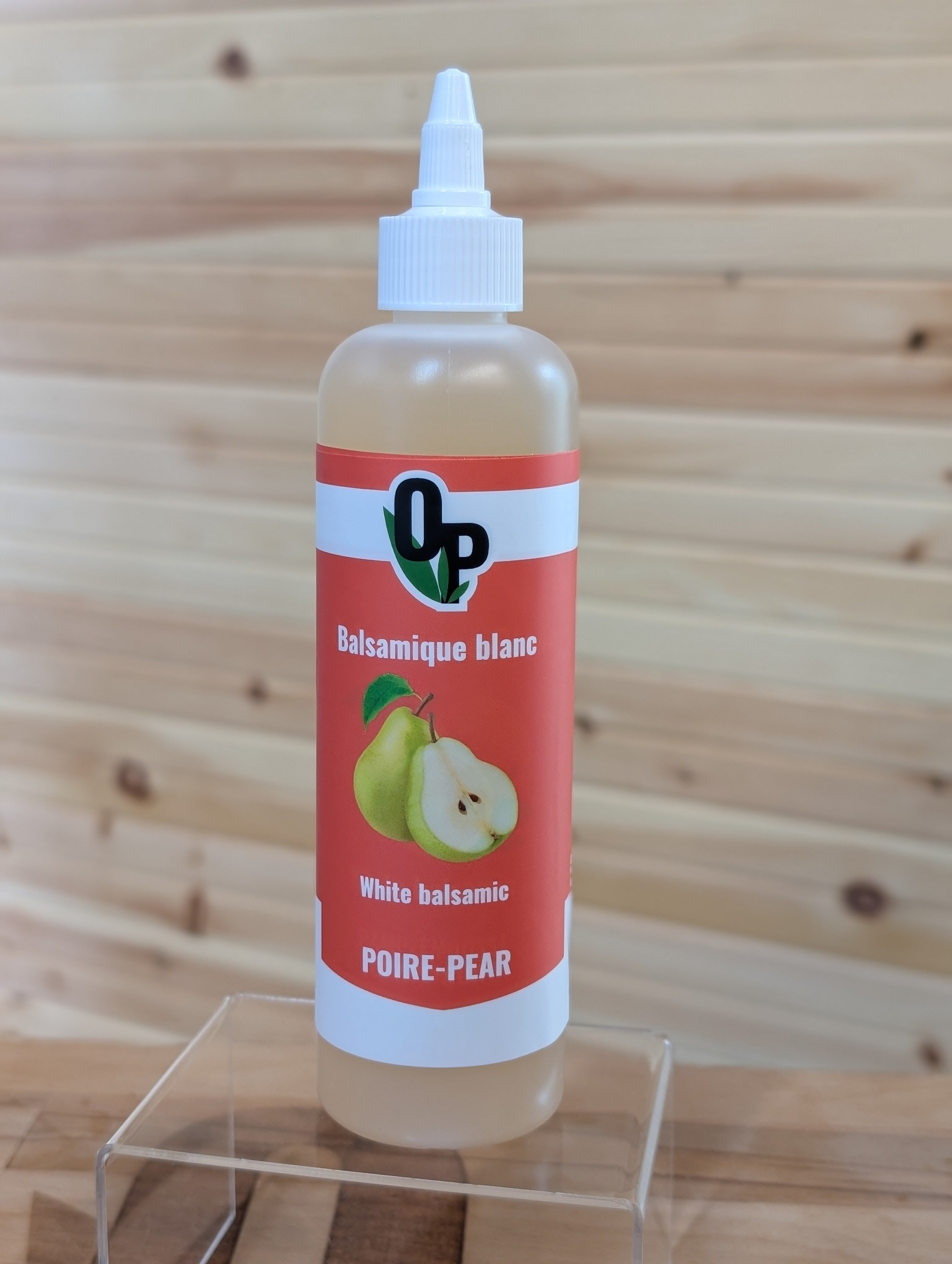 William Pear infused white balsamic vinegar 