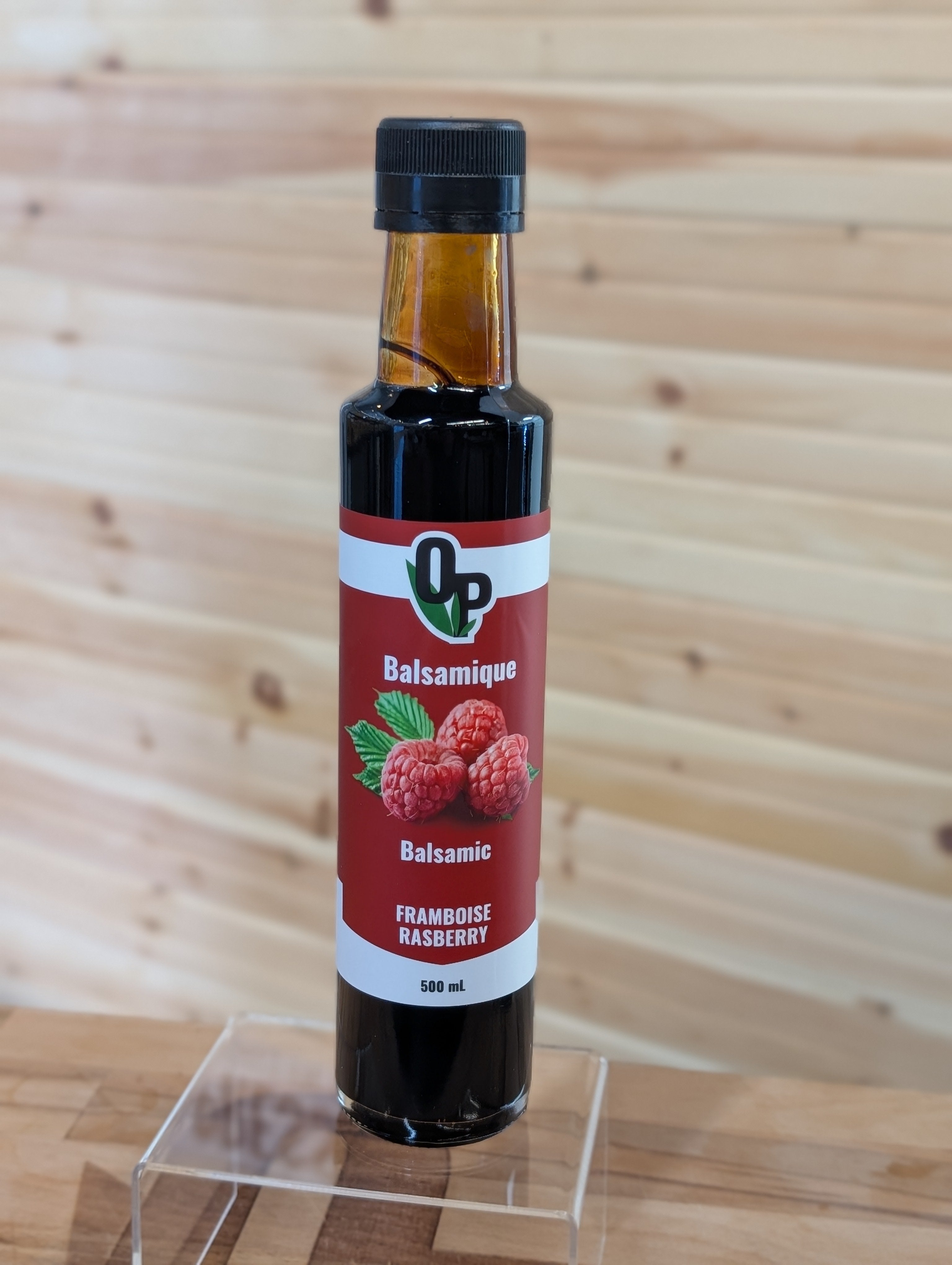 Raspberry infused dark balsamic vinegar